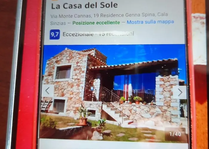 La Casa Del Sole Affittacamere Cala Sinzias